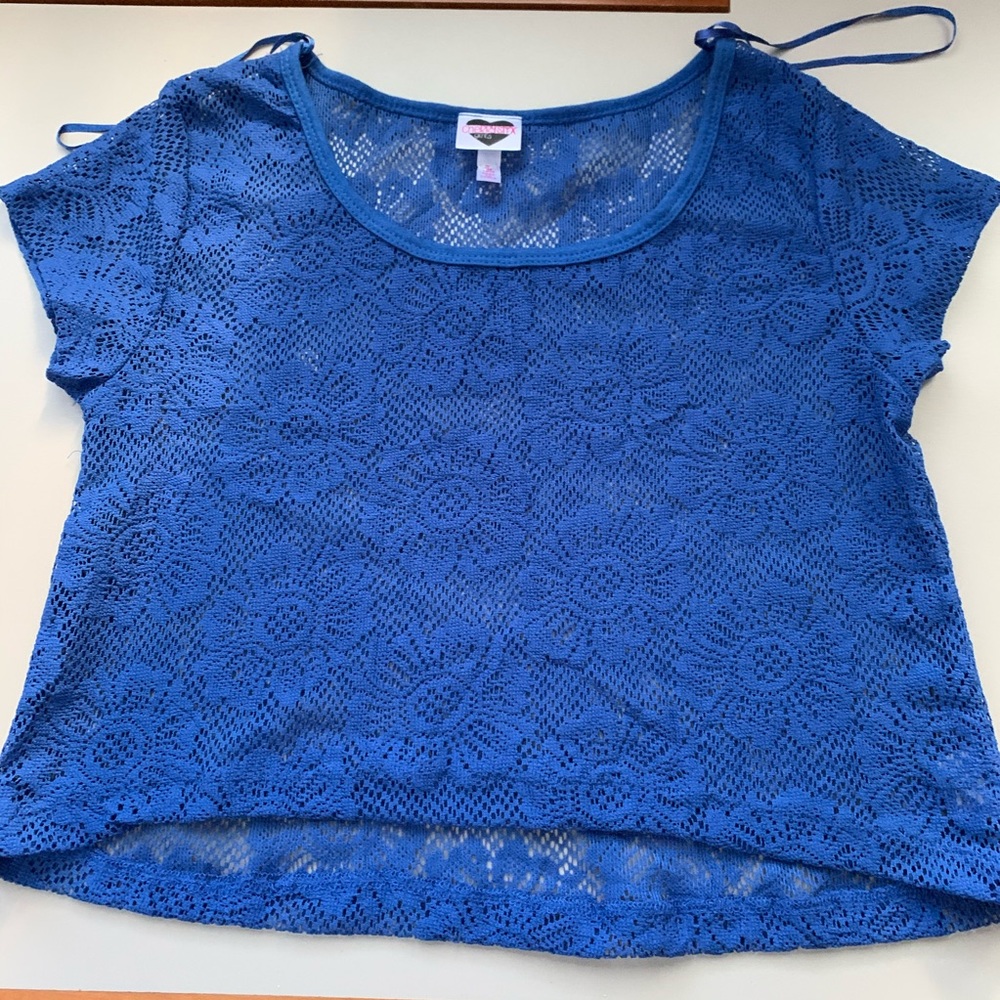Girl's lace top size L (14/16)